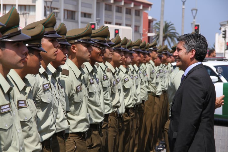 CARABINEROS PRESENTA A LOS NUEVOS FUNCIONARIOS QUE REFORZARÁN EL CONTINGENTE REGIONAL
