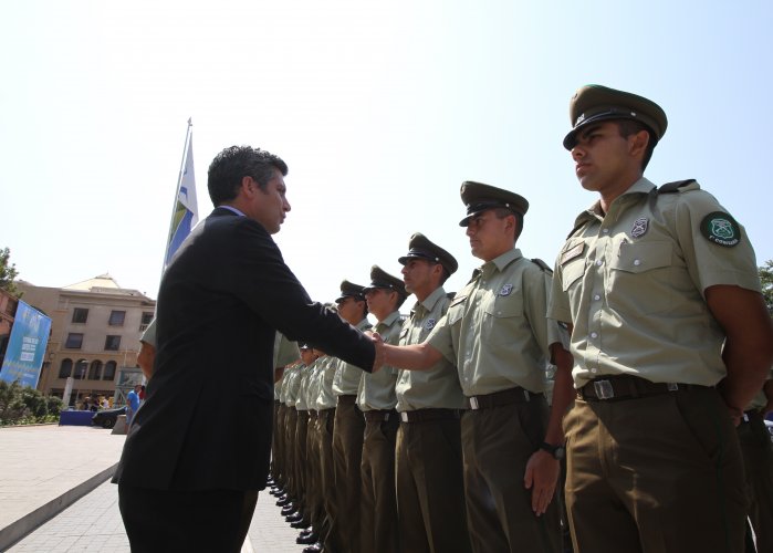 CARABINEROS PRESENTA A LOS NUEVOS FUNCIONARIOS QUE REFORZARÁN EL CONTINGENTE REGIONAL