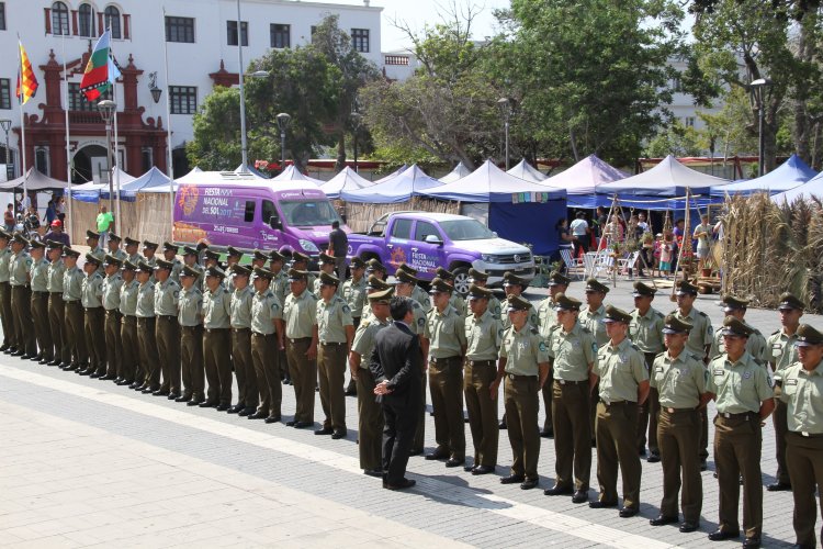CARABINEROS PRESENTA A LOS NUEVOS FUNCIONARIOS QUE REFORZARÁN EL CONTINGENTE REGIONAL