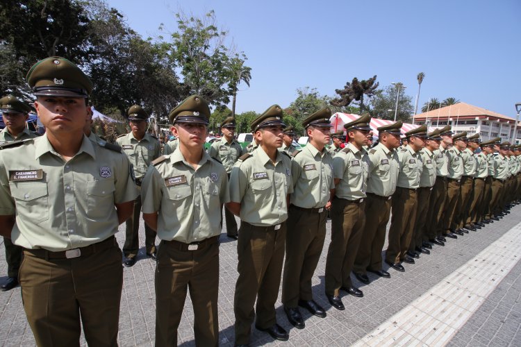 CARABINEROS PRESENTA A LOS NUEVOS FUNCIONARIOS QUE REFORZARÁN EL CONTINGENTE REGIONAL