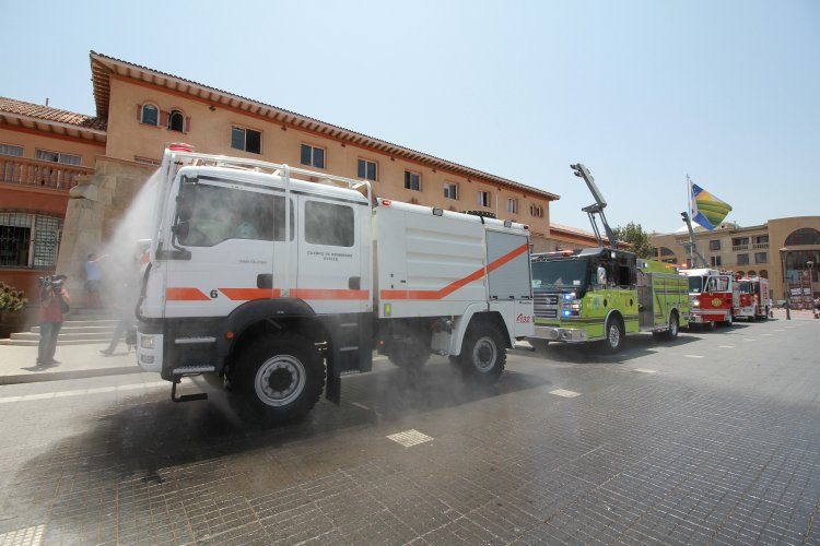 LLEGAN 4 MODERNOS CARROS PARA BOMBEROS FINANCIADOS POR GOBIERNO REGIONAL Y EL MINISTERIO DEL INTERIOR