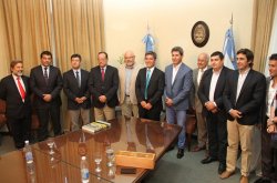 INTENDENTE IBÁÑEZ Y GREMIOS EMPRESARIALES REALIZAN POSITIVO BALANCE DE LA AGENDA DE INTEGRACIÓN EN SAN JUAN