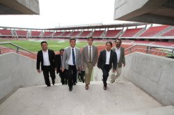 MINISTRO DEL DEPORTE EVALÚA EL POTENCIAL DE LA REGIÓN PARA QUE SEA CAPITAL DEL DEPORTE