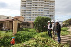 GOBIERNO TRABAJA EN PUNTOS CRÍTICOS E INTENSIFICA LABORES DE LIMPIEZA DE SUMIDEROS PARA AGUAS LLUVIA