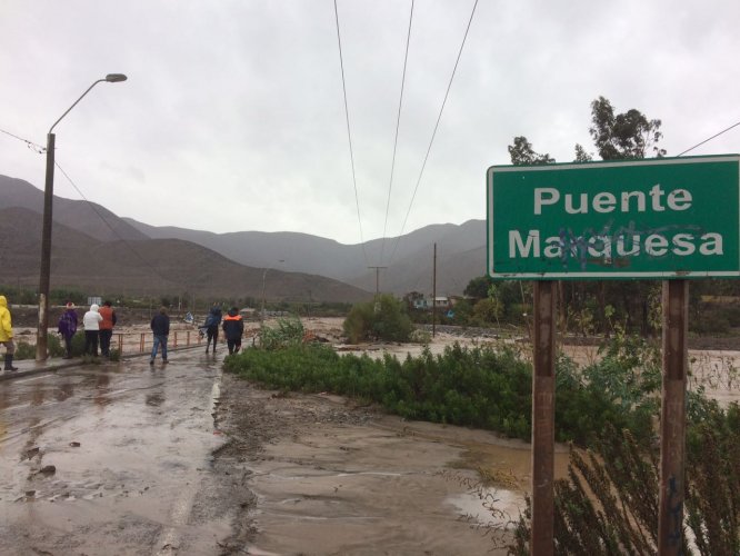 INTENDENTE CLAUDIO IBÁÑEZ MANTIENE ALERTA ROJA POR PRECIPITACIONES PARA LA REGIÓN DE COQUIMBO