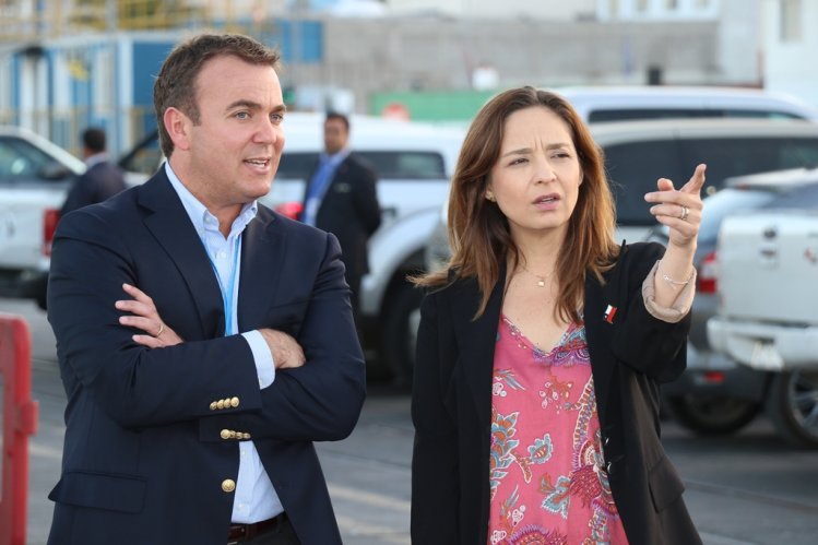 INTENDENTA LUCÍA PINTO CONOCE EN DETALLE PROYECTO DE AMPLIACIÓN DEL PUERTO DE COQUIMBO