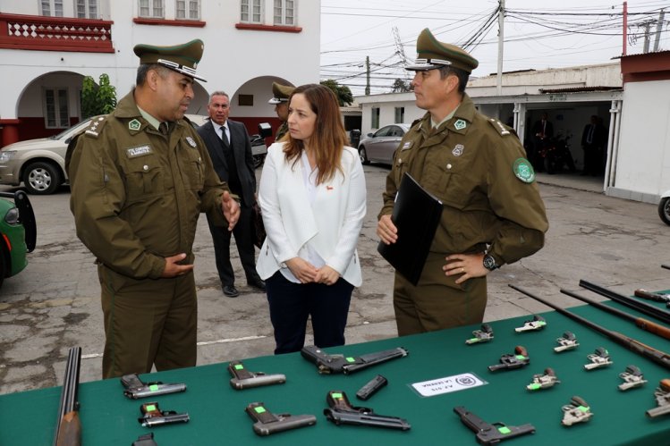 CIEN ARMAS SALIERON DE CIRCULACIÓN EN LA REGIÓN DE COQUIMBO DURANTE LOS ÚLTIMOS 4 MESES