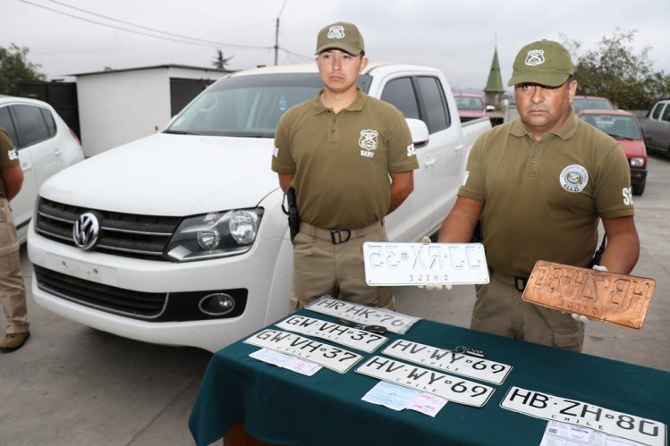 OPERATIVO DE CARABINEROS DESARTICULA BANDA ESPECIALIZADA EN LA CLONACIÓN DE VEHÍCULOS