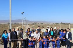 INAUGURAN NUEVA VÍA DE EVACUACIÓN PARA HABITANTES DE CALETA SAN PEDRO