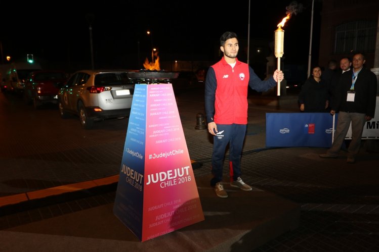 CON LA LLAMA OLÍMPICA Y JURAMENTO A DEPORTISTAS COQUIMBO Y ATACAMA INAUGURAN LOS JUDEJUT 2018