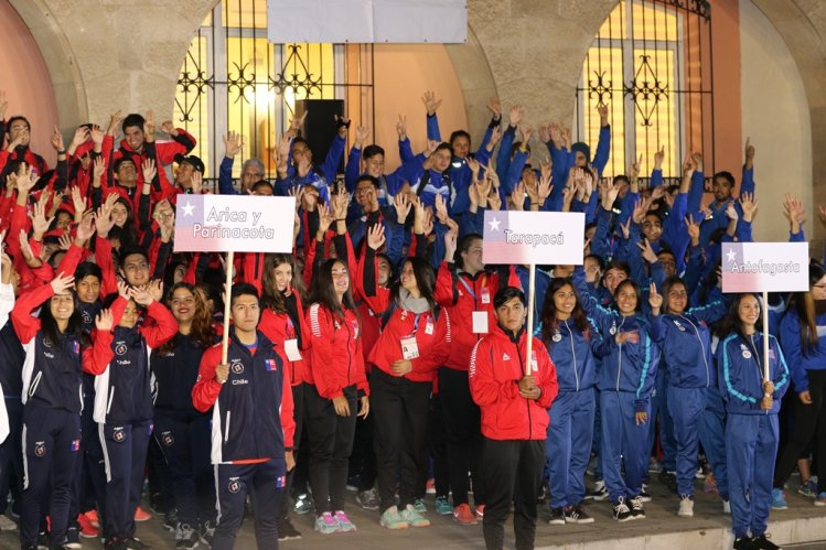 CON LA LLAMA OLÍMPICA Y JURAMENTO A DEPORTISTAS COQUIMBO Y ATACAMA INAUGURAN LOS JUDEJUT 2018