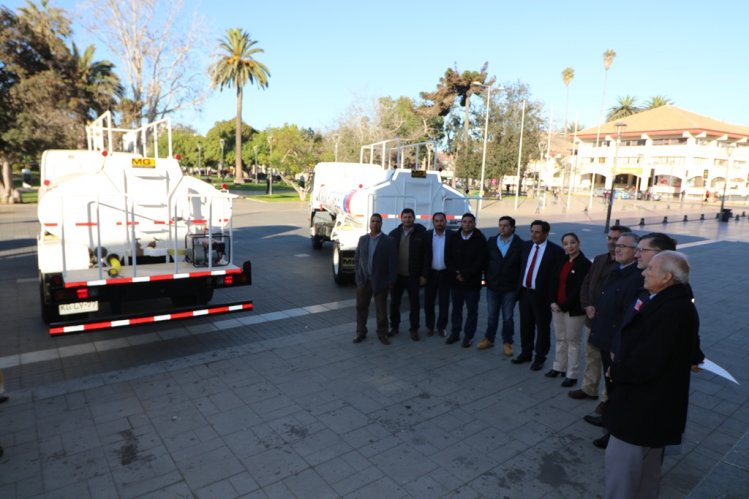 NUEVOS CAMIONES ALJIBE REFORZARÁN ENTREGA DE AGUA POTABLE EN CANELA Y SALAMANCA