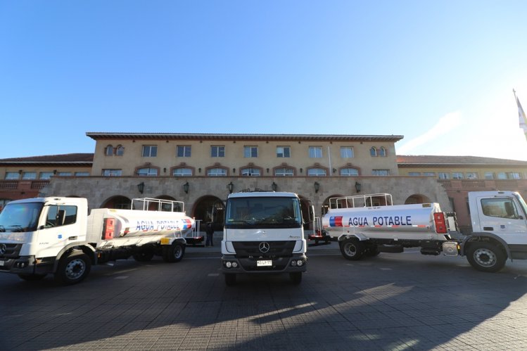NUEVOS CAMIONES ALJIBE REFORZARÁN ENTREGA DE AGUA POTABLE EN CANELA Y SALAMANCA