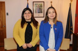 INTENDENTA LUCÍA PINTO PRESENTA A LA NUEVA DIRECTORA REGIONAL DE FOSIS