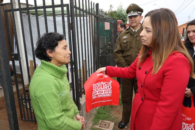 EN AMPLIO OPERATIVO EN LAS COMPAÑÍAS GOBIERNO REFUERZA LLAMADO A LOS VECINOS A DENUNCIAR DELITOS
