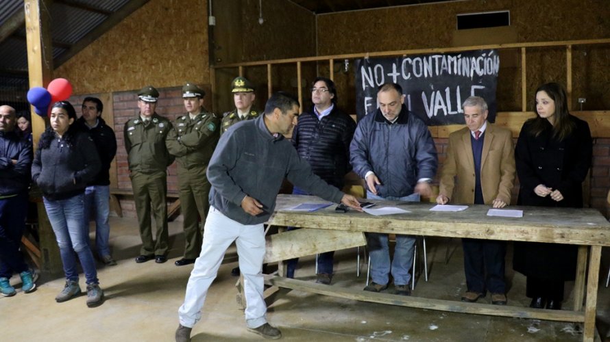 CON LA INTENDENTA COMO GARANTE, COMUNIDADES DE SALAMANCA ESTABLECEN ACUERDO CON MINERA LOS PELAMBRES