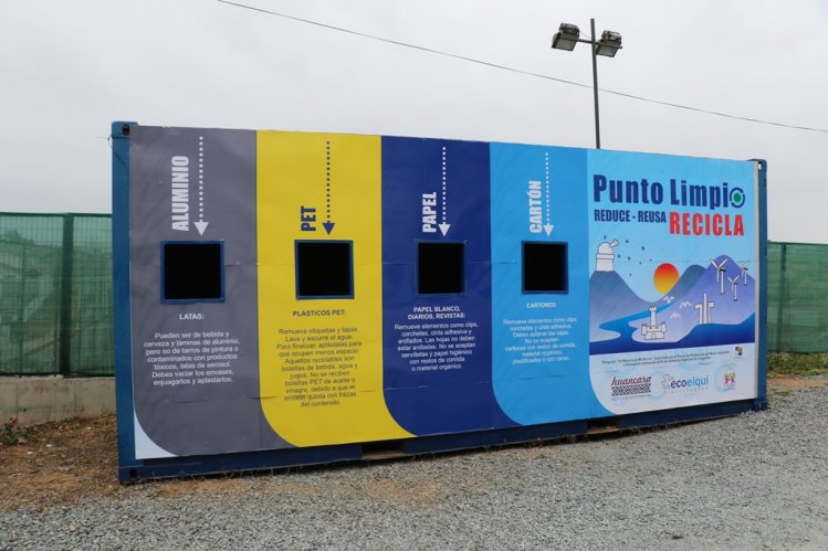 NIÑOS Y VECINOS DE LA SERENA INAUGURARON NUEVO PUNTO LIMPIO FINANCIADO CON RECURSOS DEL GOBIERNO REGIONAL