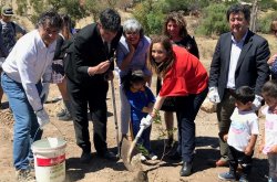 CON LA PLANTACIÓN DE 300 ÁRBOLES PARTE EL PLAN DE FORESTACIÓN DE ANDACOLLO