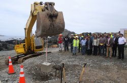 OBRAS PÚBLICAS INICIA CONSTRUCCIÓN DE OBRAS TERRESTRES DE CALETA EL APOLILLADO EN LA HIGUERA