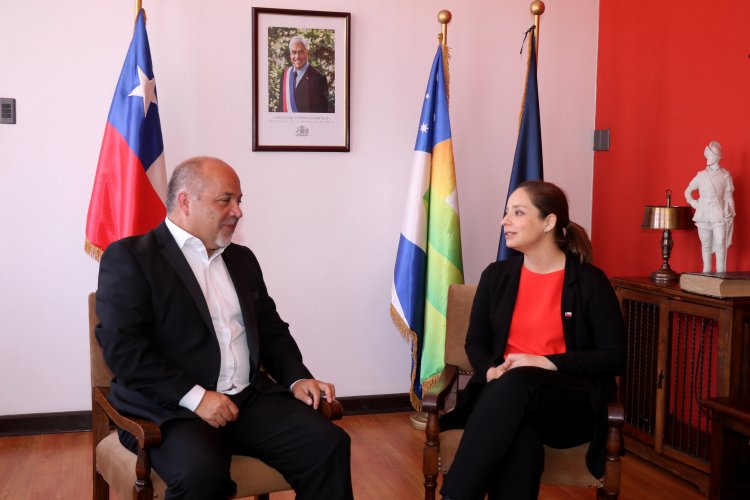 INTENDENTA LUCÍA PINTO PRESENTA AL NUEVO SECRETARIO REGIONAL DE EDUCACIÓN