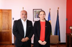 INTENDENTA LUCÍA PINTO PRESENTA AL NUEVO SECRETARIO REGIONAL DE EDUCACIÓN