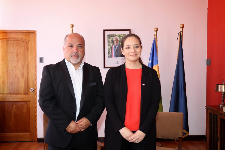 INTENDENTA LUCÍA PINTO PRESENTA AL NUEVO SECRETARIO REGIONAL DE EDUCACIÓN