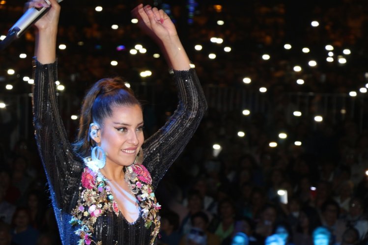 MÁS DE 8 MIL PERSONAS REUNIÓ EL CONCIERTO DE MARÍA JOSÉ QUINTANILLA ORGANIZADO POR EL GOBIERNO POR EL DÍA INTERNACIONAL DE LA MUJER