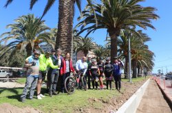 NUEVO TRAMO DE CICLOVÍAS CONECTARÁ LA RUTA 5 CON LA AVENIDA DEL MAR EN LA SERENA