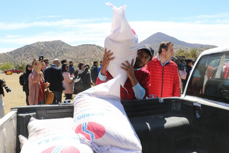 PRESIDENTE PIÑERA INICIA SEGUNDA ENTREGA DE AYUDA PARA CRIANCEROS DE LA REGIÓN DE COQUIMBO