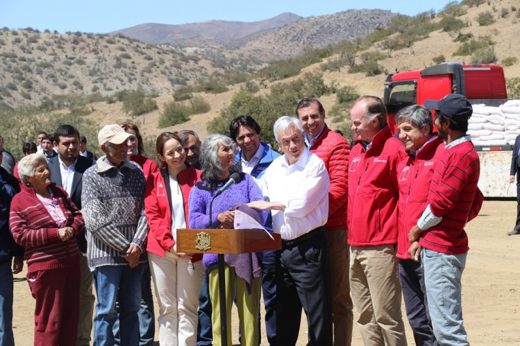 PRESIDENTE PIÑERA INICIA SEGUNDA ENTREGA DE AYUDA PARA CRIANCEROS DE LA REGIÓN DE COQUIMBO