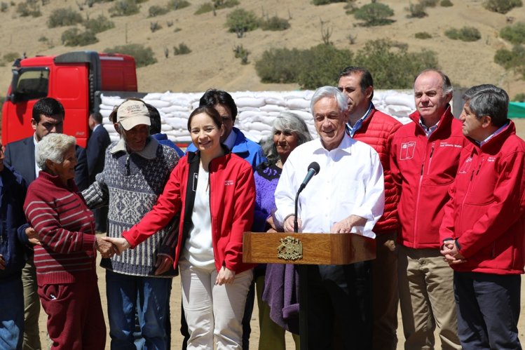 PRESIDENTE PIÑERA INICIA SEGUNDA ENTREGA DE AYUDA PARA CRIANCEROS DE LA REGIÓN DE COQUIMBO