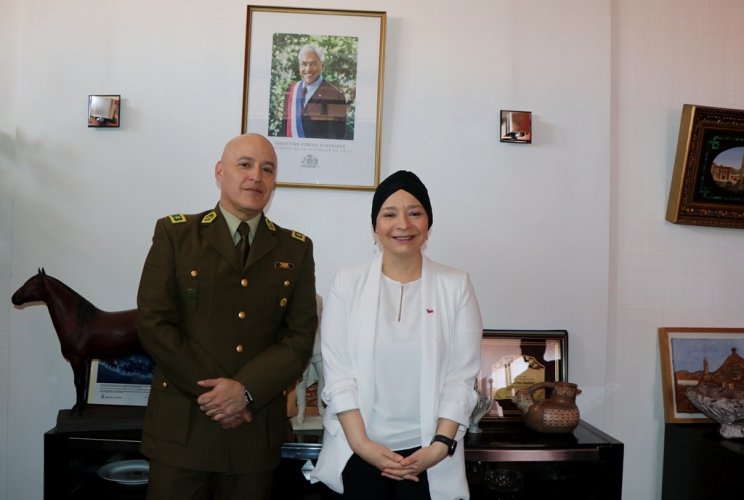 INTENDENTA LUCÍA PINTO SE REÚNE CON NUEVOS ALTOS MANDOS POLICIALES