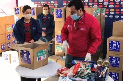 UN IMPORTANTE DESPLIEGUE TERRITORIAL HA MARCADO LA DISTRIBUCIÓN DE CANASTAS DE “ALIMENTOS PARA CHILE”
