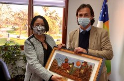 GOBERNADORA REGIONAL RECIBE EL SALUDO DE DIVERSAS AUTORIDADES LOCALES EN SU PRIMERA JORNADA EN EL CARGO