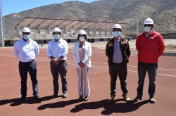 Estadio de Canela presenta un 60% de avance y están a la espera de la cancha sintética para inaugurarlo
