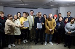 Gobernador (s) firma convenio para la construcción de alcantarillado de Las Ramadas en Punitaqui