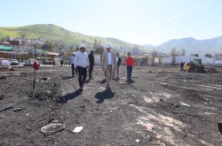 Gobierno Regional avanza en iniciativas de apoyo a locatarios afectados en incendio de Plaza de Abastos de Illapel