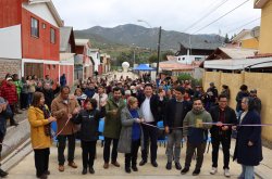 Inauguran calle Puente de Piedra en Illapel: la obra beneficiará a más de cien familias