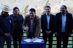 Firman convenio para la construcción del Paseo Gastronómico Chanchoquí de Paihuano