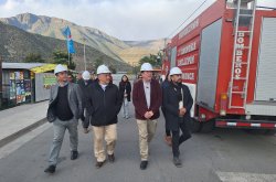 Destacan avance en la reposición del cuartel de Bomberos de Chillepín de Salamanca