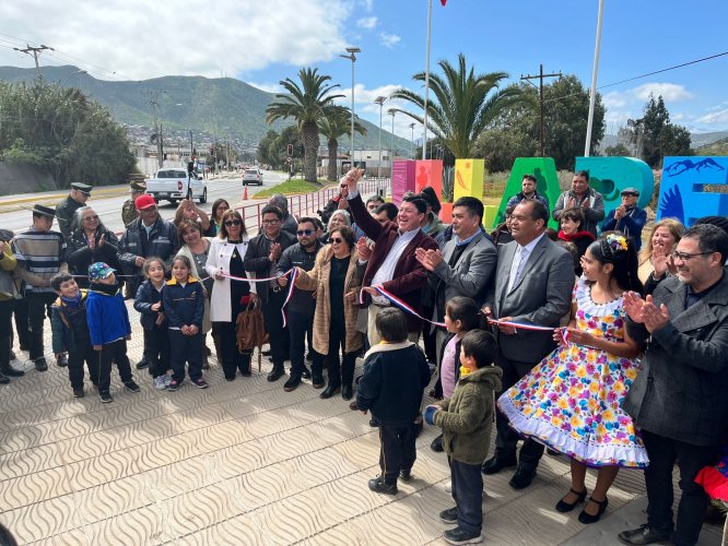 Illapel celebra la inauguración del mejoramiento integral del acceso sur