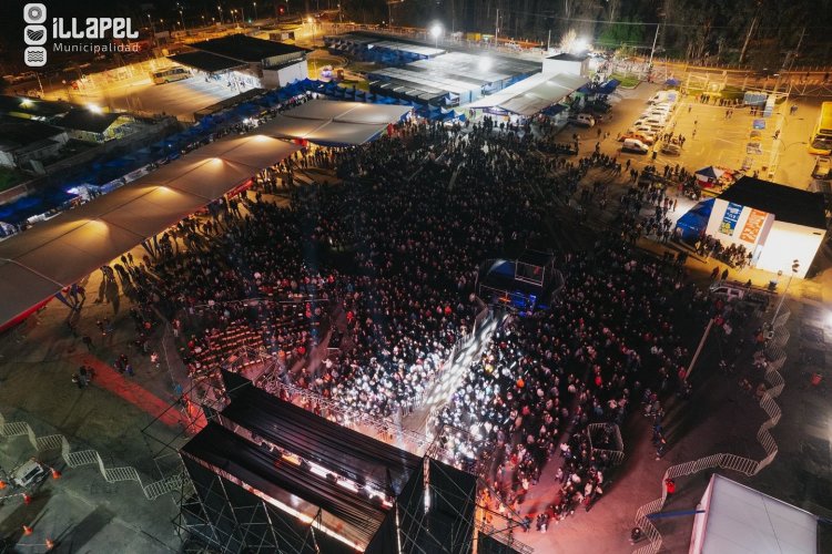 Fiesta Cultural de Illapel celebró tres exitosas jornadas con miles de personas en Plaza de Abastos