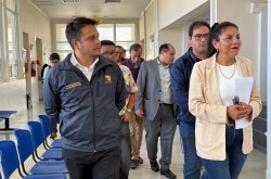 Gobernador revisa en terreno importantes proyectos para el desarrollo de La Higuera