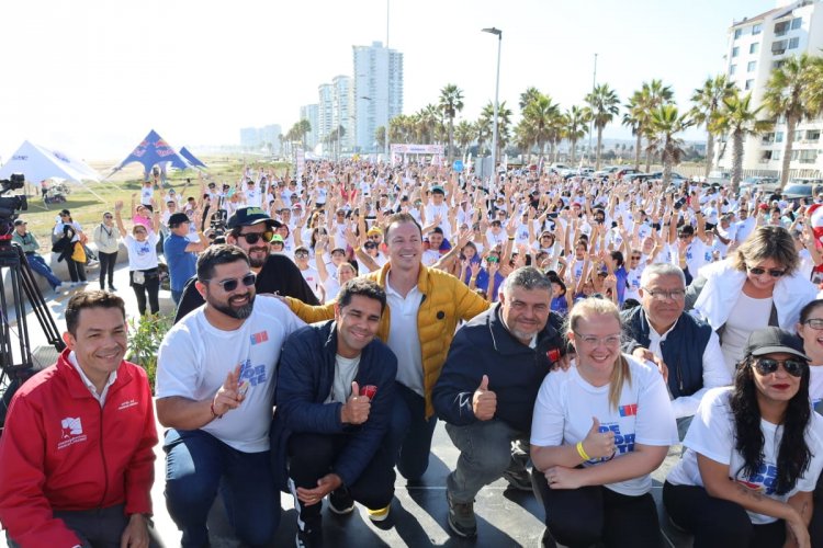 Coquimbo celebró el Día Nacional del Deporte con una gran corrida familiar