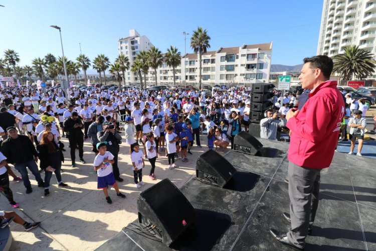Coquimbo celebró el Día Nacional del Deporte con una gran corrida familiar