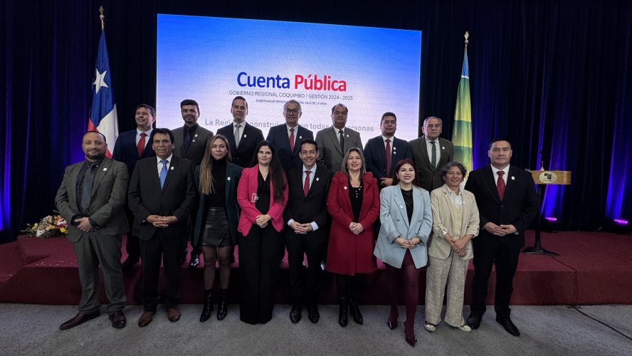 Gobernador anuncia histórica inversión en seguridad, vivienda y patrimonio en su primera Cuenta Pública al CORE