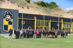 Gobernador Cristóbal Juliá visitó al campeón Coquimbo Unido en el Complejo Las Rosas