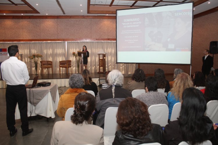 EXITOSO SEMINARIO PUSO EN VALOR EL EMPRENDIMIENTO FEMENINO GRACIAS A SERCOTEC EXITOSO SEMINARIO PUSO EN VALOR EL EMPRENDIMIENTO FEMENINO GRACIAS A SERCOTEC