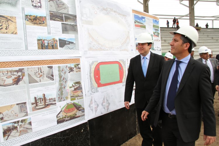 CONSTRUCCIÓN DEL ESTADIO DE OVALLE SUPERA EL 50% DE AVANCE CONSTRUCCIÓN DEL ESTADIO DE OVALLE SUPERA EL 50% DE AVANCE
