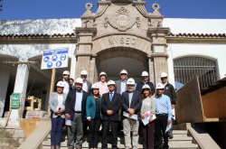 CONSTATAN AVANCE DE OBRAS DE REMODELACIÓN DEL MUSEO ARQUEOLÓGICO DE LA SERENA